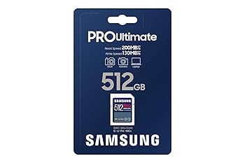 Amazon.com: Samsung PRO Ultimate Full Size 512GB SDXC Memory